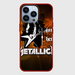 Чехол для iPhone 13 Pro Metallica: James Hetfield, цвет: 3D-красный