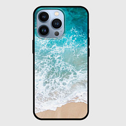 Чехол для iPhone 13 Pro Берег, цвет: 3D-черный