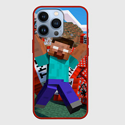 Чехол iPhone 13 Pro Minecraft Man