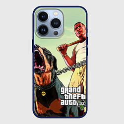 Чехол iPhone 13 Pro GTA 5: Franklin Clinton