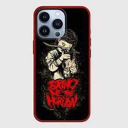 Чехол для iPhone 13 Pro Bring Me The Horizon, цвет: 3D-красный