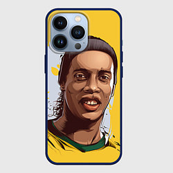 Чехол для iPhone 13 Pro Ronaldinho Art, цвет: 3D-тёмно-синий