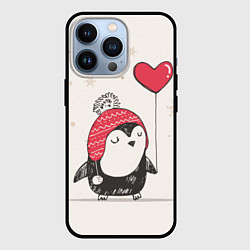 Чехол iPhone 13 Pro Влюбленный пингвин