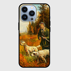 Чехол для iPhone 13 Pro Охота на утку, цвет: 3D-черный