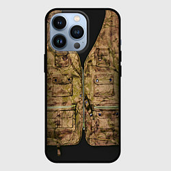 Чехол для iPhone 13 Pro Жилетка охотника, цвет: 3D-черный
