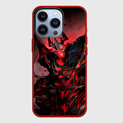 Чехол для iPhone 13 Pro Shadow Fiend, цвет: 3D-красный