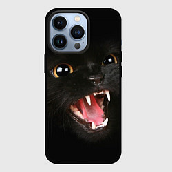 Чехол iPhone 13 Pro Черный кот