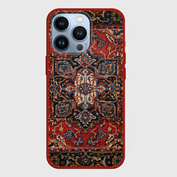 Чехол для iPhone 13 Pro Модный ковер, цвет: 3D-красный