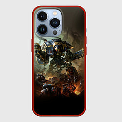 Чехол для iPhone 13 Pro Титан, цвет: 3D-красный