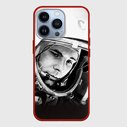 Чехол для iPhone 13 Pro Юрий Гагарин, цвет: 3D-красный