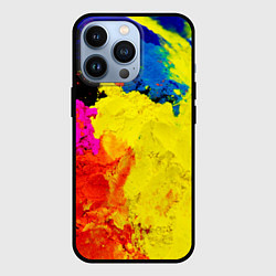 Чехол для iPhone 13 Pro Индуистский фестиваль красок, цвет: 3D-черный