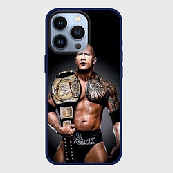 Чехол для iPhone 13 Pro Dwayne Johnson, цвет: 3D-тёмно-синий