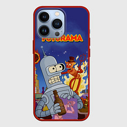 Чехол iPhone 13 Pro Futurama Devil