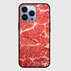 Чехол для iPhone 13 Pro Кусок мяса, цвет: 3D-черный