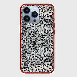 Чехол для iPhone 13 Pro White Jaguar, цвет: 3D-красный