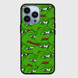 Чехол iPhone 13 Pro Sad frogs