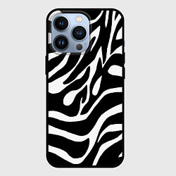 Чехол для iPhone 13 Pro Зебра, цвет: 3D-черный