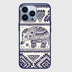 Чехол для iPhone 13 Pro Африка, цвет: 3D-тёмно-синий