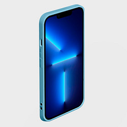 Чехол для iPhone 14 Plus BMW БМВ WHITE, цвет: 3D-голубой — фото 2