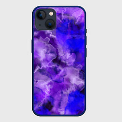 Чехол для iPhone 14 Plus Космический хаос, цвет: 3D-тёмно-синий