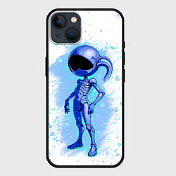Чехол для iPhone 14 Plus Инопланетянин среди звезд - An alien among the sta, цвет: 3D-черный