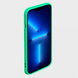 Чехол для iPhone 14 Plus Гагарин, цвет: 3D-мятный — фото 2