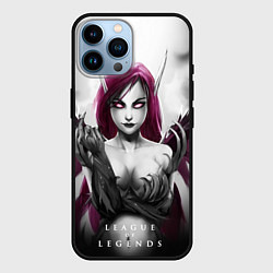Чехол для iPhone 14 Pro Max Cute Demon, цвет: 3D-черный