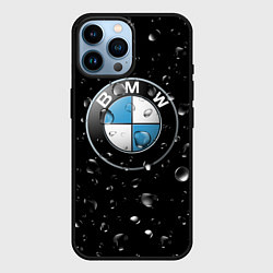 Чехол для iPhone 14 Pro Max BMW под Дождём, цвет: 3D-черный