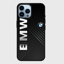 Чехол для iPhone 14 Pro Max BMW: Steel Line, цвет: 3D-черный