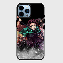 Чехол для iPhone 14 Pro Max KIMETSU NO YAIBA, цвет: 3D-черный