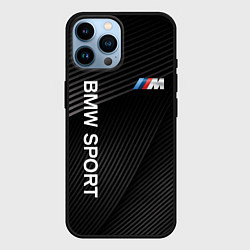Чехол для iPhone 14 Pro Max BMW, цвет: 3D-черный