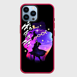 Чехол для iPhone 14 Pro Max JoJo’s Bizarre Adventure, цвет: 3D-малиновый
