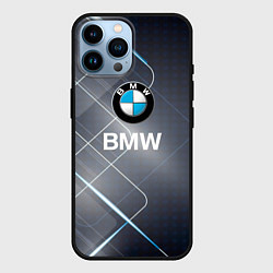 Чехол для iPhone 14 Pro Max BMW Logo, цвет: 3D-черный