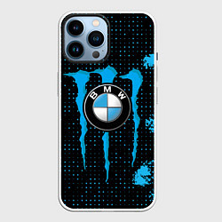 Чехол для iPhone 14 Pro Max MONSTER BMW MONSTER ENERGY, цвет: 3D-белый