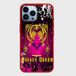 Чехол для iPhone 14 Pro Max JOJO KILLER QUEEN КОРОЛЕВА УБИЙЦА, цвет: 3D-красный