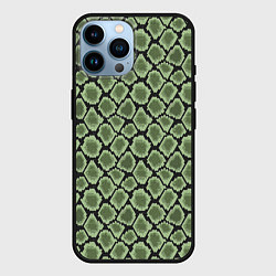 Чехол для iPhone 14 Pro Max Змеиная Шкура Snake, цвет: 3D-черный