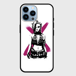 Чехол для iPhone 14 Pro Max Arcane League Of Legends - Джинкс, цвет: 3D-черный