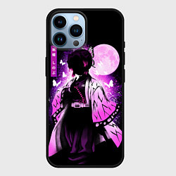 Чехол для iPhone 14 Pro Max Шинобу Кочо силуэт Клинок рассекающего демона, цвет: 3D-черный
