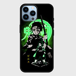 Чехол для iPhone 14 Pro Max КЛИНОК, РАССЕКАЮЩИЙ ДЕМОНОВ ТАНДЖИРО КАМАДО, цвет: 3D-черный