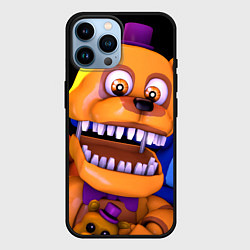 Чехол для iPhone 14 Pro Max Золотой Фредди, цвет: 3D-черный