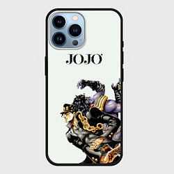 Чехол для iPhone 14 Pro Max Стенд Джотаро Куджо Star Platinum, цвет: 3D-черный