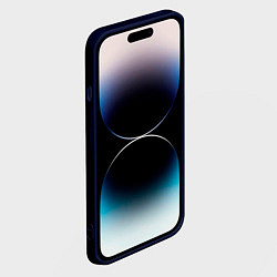 Чехол для iPhone 14 Pro Max Хитрый синий лис, цвет: 3D-тёмно-синий — фото 2