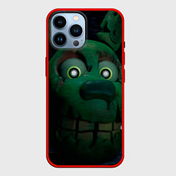 Чехол для iPhone 14 Pro Max Спрингтрап голова, цвет: 3D-красный
