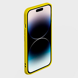 Чехол для iPhone 14 Pro Max Juventus green pattern sport, цвет: 3D-желтый — фото 2