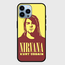 Чехол для iPhone 14 Pro Max Kurt Cobain Nirvana, цвет: 3D-черный
