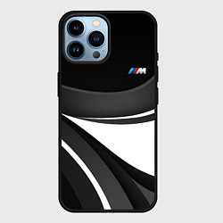 Чехол для iPhone 14 Pro Max BMW M - монохромный, цвет: 3D-черный
