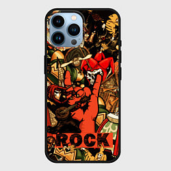 Чехол для iPhone 14 Pro Max Король и шут рок средневековья, цвет: 3D-черный