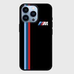 Чехол для iPhone 14 Pro BMW BLACK COLLECTION БМВ, цвет: 3D-черный