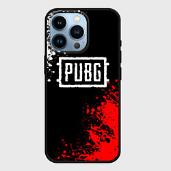 Чехол для iPhone 14 Pro PUBG, цвет: 3D-черный