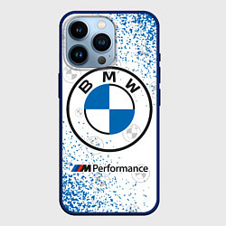 Чехол для iPhone 14 Pro BMW БМВ, цвет: 3D-тёмно-синий